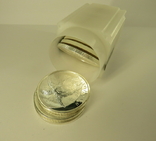 Фиджи Черепаха 2011 год 15 штук  2$ серебро 999`, фото №2