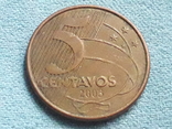 Бразилия 5 сентаво 2003 года, фото №2