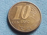 Бразилия 10 сентаво 2004 года, фото №2