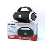 *Atlanfa AT-1829bt BoomBox 12W, портативная колонка с Bluetooth FM и MP3, черная, фото №2