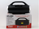 *Atlanfa AT-1829bt BoomBox 12W, портативная колонка с Bluetooth FM и MP3, черная, фото №9