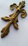 Старинная бронзовая накладка ( элемент декора ), фото №5