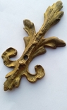 Старинная бронзовая накладка ( элемент декора ), фото №9