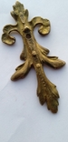 Старинная бронзовая накладка ( элемент декора ), фото №12
