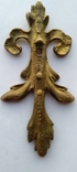 Старинная бронзовая накладка ( элемент декора ), фото №13