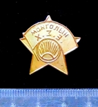Комсомольский значок Монголии "МОНГОЛЫН Х. З. Э.", фото №2