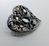 Подвеска мельхиор серебрение с камнями. 22,87 грамм, фото №11