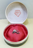 Серебренные Серьги с цирконием, в коробке Укрювелирторг, клеймо, проба 925, фото №2