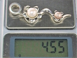 Подвеска кулон серебро 925 проба 4,55 грамма, фото №8