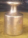 Старинная бронзовая гирька "500гр".СССР. 1957г (клеймо), фото №12