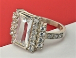 Кольцо перстень серебро 925 проба 4,34 грамма 16 р, фото №3