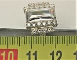 Кольцо перстень серебро 925 проба 4,34 грамма 16 р, фото №6