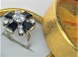 Кольцо перстень серебро 925 проба 8,16 грамма 17,5 р, фото №2