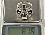 Кольцо перстень серебро 925 проба 8,16 грамма 17,5 р, фото №8