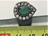Кольцо перстень серебро 925 проба 11,19 грамма 18 размер, фото №6