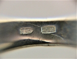 Кольцо перстень серебро 925 проба 9,52 грамма 18,5 размер, фото №9