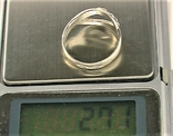 Кольцо перстень серебро СССР 925 проба 2,71 грамма 18 размер, фото №8