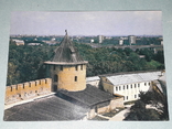 Новгород. Вид на город и Фёдоровскую башню кремля. 1983 год, фото №2