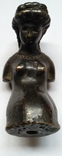 Старинная бронзовая фигурка ( соединительный элемент декора ), фото №5