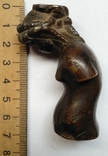 Старинная бронзовая фигурка ( соединительный элемент декора ), фото №8
