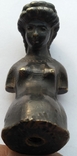 Старинная бронзовая фигурка ( соединительный элемент декора ), фото №9