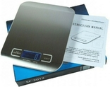 Весы кухонные Lesko SF-2012 Silver электронные LCD дисплей, фото №3