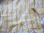 Ткань золотисто-лимонная (светлый оттенок)., фото №3