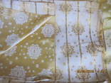Ткань золотисто-лимонная (светлый оттенок)., фото №5