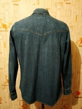 Рубашка джинсовая номерная LEVI*S Бельгия коттон p-p L(состояние!), фото №7
