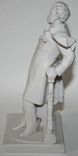 Фарфоровая статуэтка А.С.Пушкин (ЛФЗ.,без клейм.,бисквит), фото №4