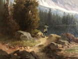 " Мисливець на полюванні" 1879 рік,  Joseph Thoma (1828 - 1899)., фото №10