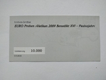 Набор монет 8 шт 2009 года Папа римский Бенедикт XVI европроба Ватикан, фото №6