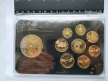 Набор монет 8 шт с медалью 2013 года Сикстинская капелла европроба Ватикан, фото №2