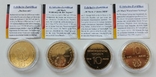 ГДР. Лот 10 марок 1972, 1973, 1974, 1975. Позолоченные в капсуле. Сертификат., фото №3