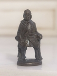 Солдат Воин № 1 коллекционная миниатюра бронза, фото №2