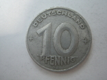 Германия.ГДР 10 пфеннигов  1949 года.А, фото №3