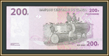 Конго ДР 200 франков 2007 P-99 (99Aa) UNC, фото №3