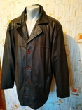 Куртка кожаная без ярлыка р-р XL, фото №3