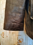 Куртка кожаная без ярлыка р-р XL, фото №5