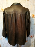Куртка кожаная без ярлыка р-р XL, фото №6