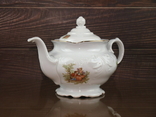 Чайник для заварювання з підставкою Porcelain WANEL, фото №6