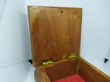 Деревянная резная шкатулочка 110х110х70мм, фото №9