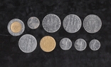Набор монет Сан-марино 4 шт. и Италии 6 шт., фото №2