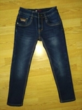 Утеплені джинси на 8-10 років, фото №2