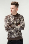 Чоловічий в'язаний светр/ мілітарі коричневий (6202), фото №2