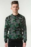 Чоловічий в'язаний светр/ мілітарі зелений (6201), фото №2