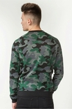 Чоловічий в'язаний светр/ мілітарі зелений (6201), фото №5