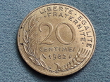 Франция 20 сантимов 1982 года, фото №2