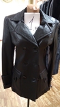 Новая женская  кожаная курточка-пиджак, фото №2