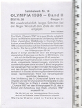 3 Рейх. Пропаганда. Олимпиада 1936г. Карточка Cigaretten-Bilderdienst. Размер 12 x 8 см., фото №3